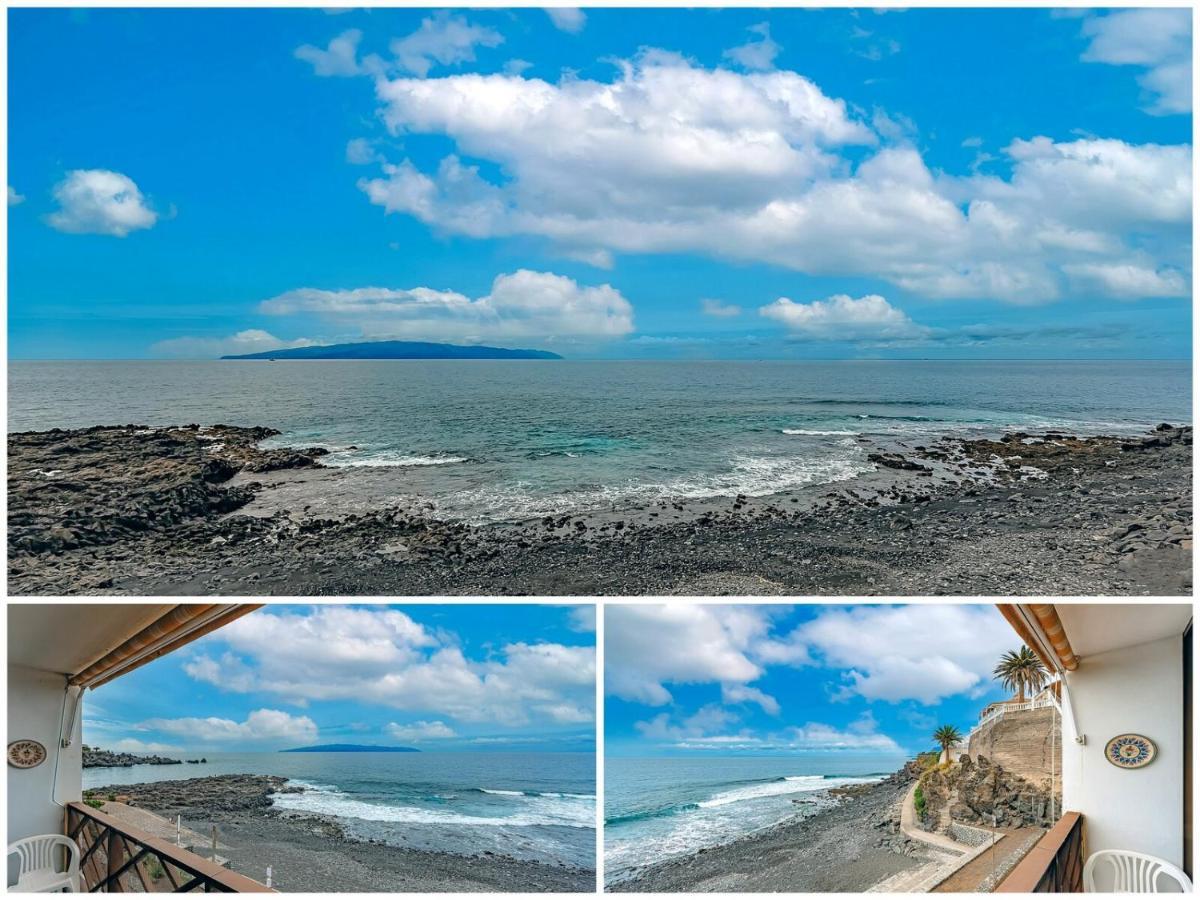 Neptuno Oceanview Suite With Pool And Beach Private Access Puerto de Santiago  Luaran gambar